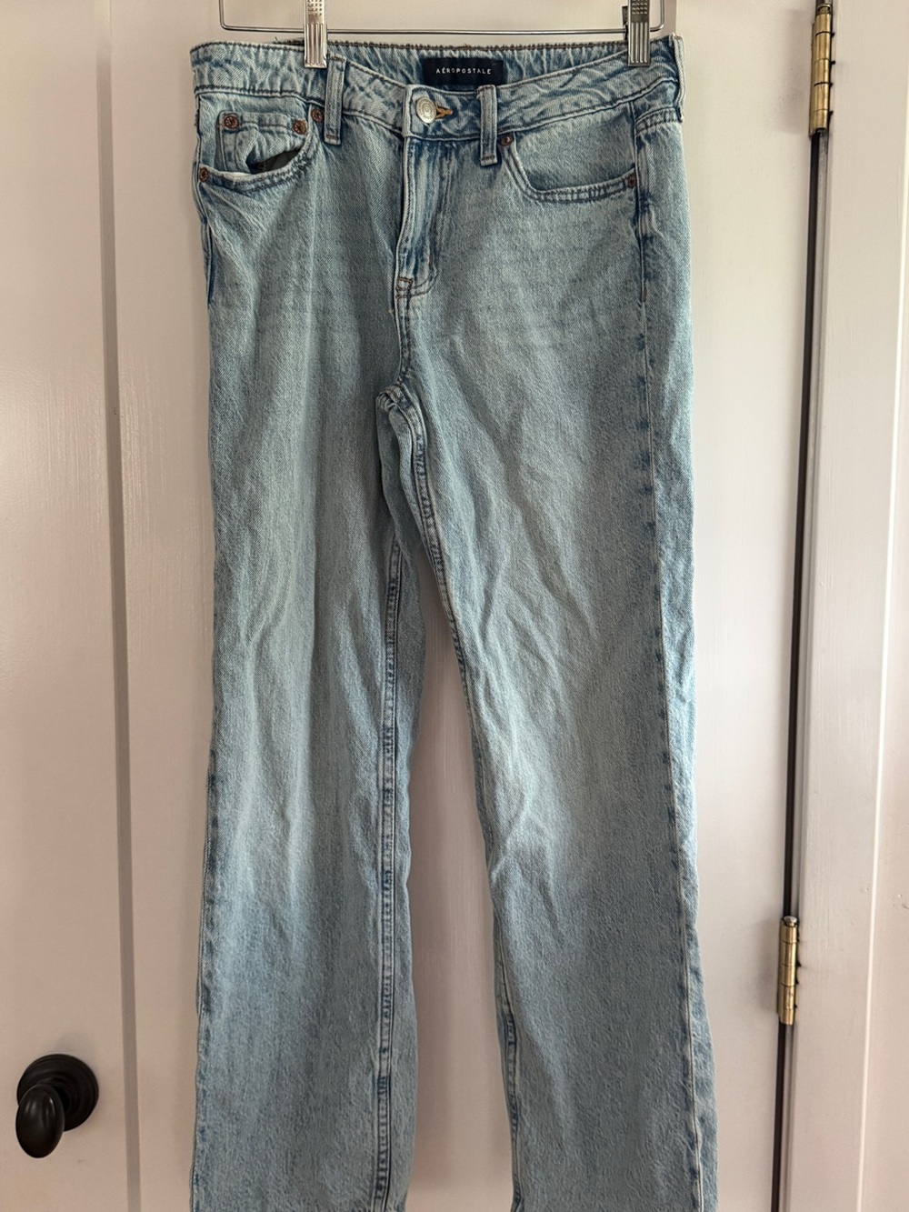Aeropostale Light Blue Baggy Low cut straight  Leg Jeans